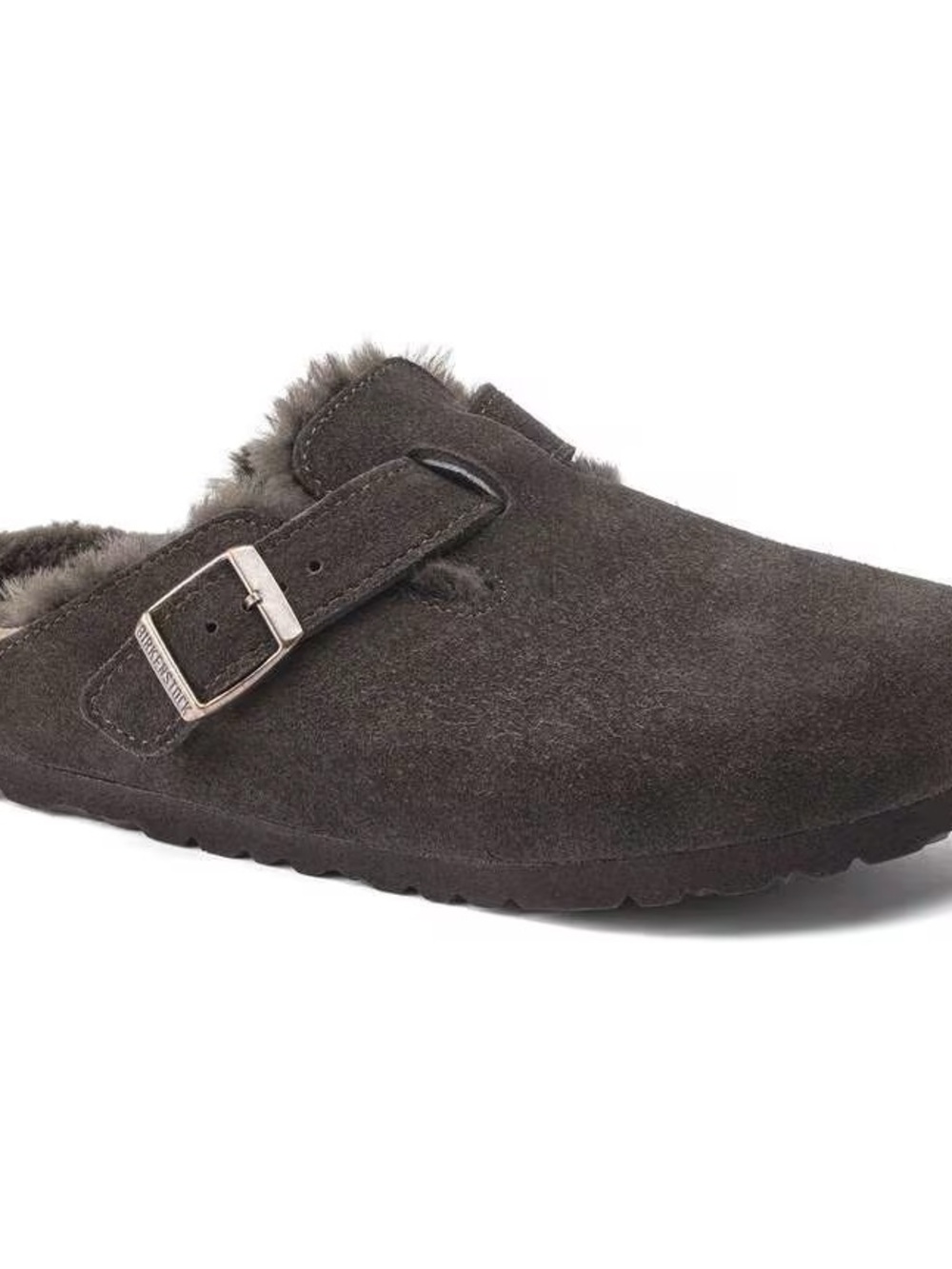 NWT Birkenstock Boston VL/ Shearling clog in Mocca